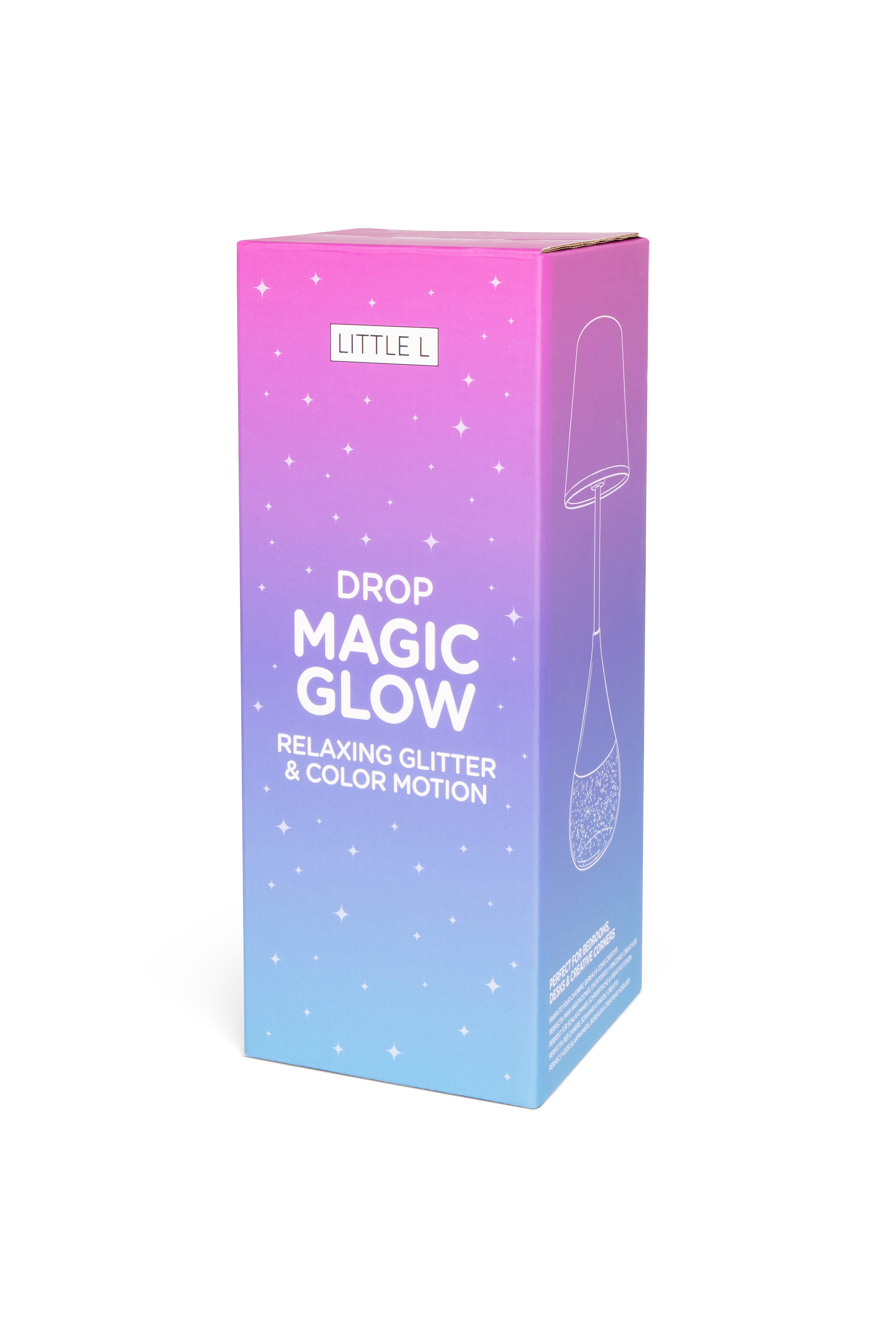 Little L MAGIC GLOW DROP GLITTER LAMP