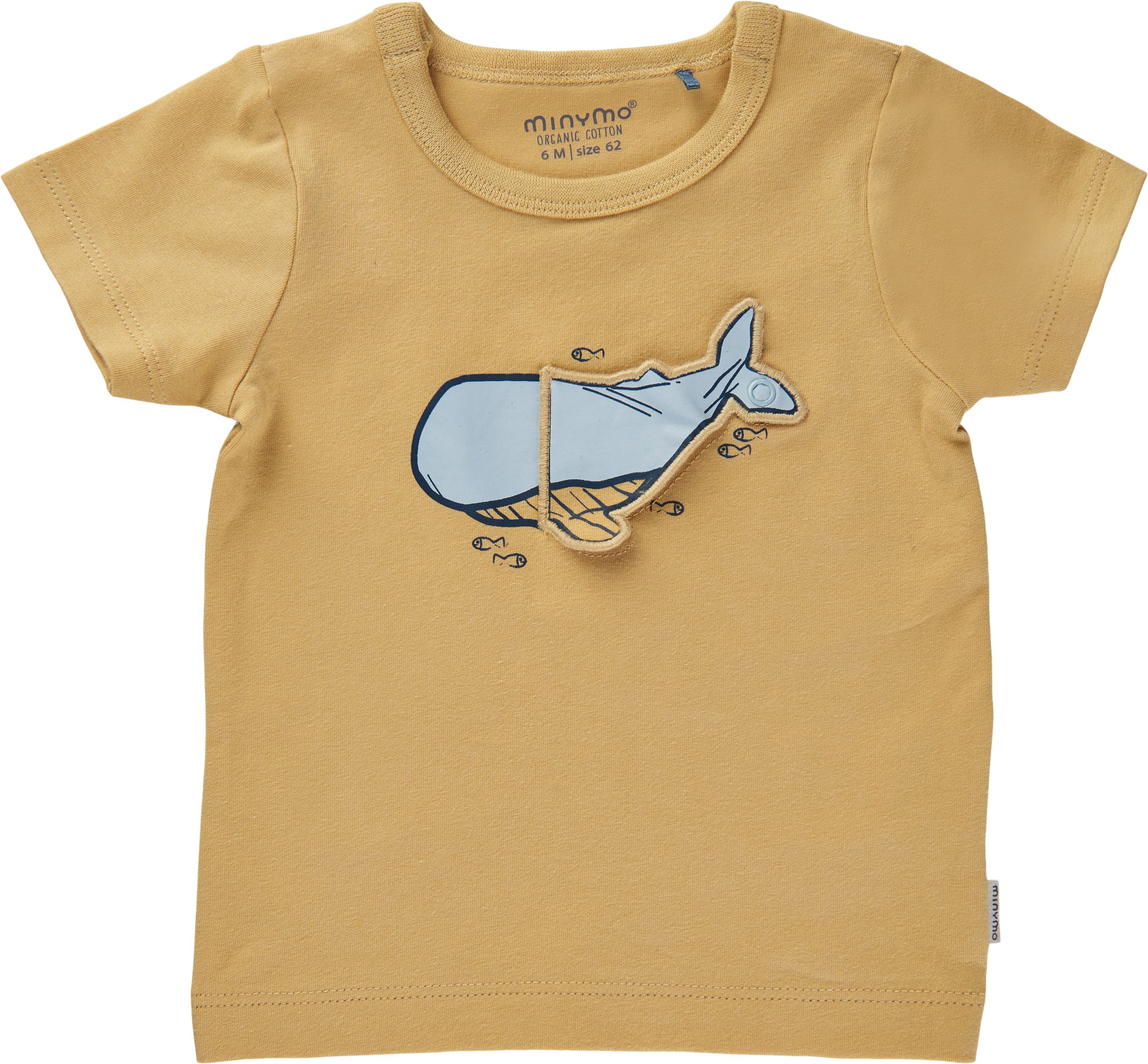 Minymo Baby Boy T-Shirt s/s Wal gelb