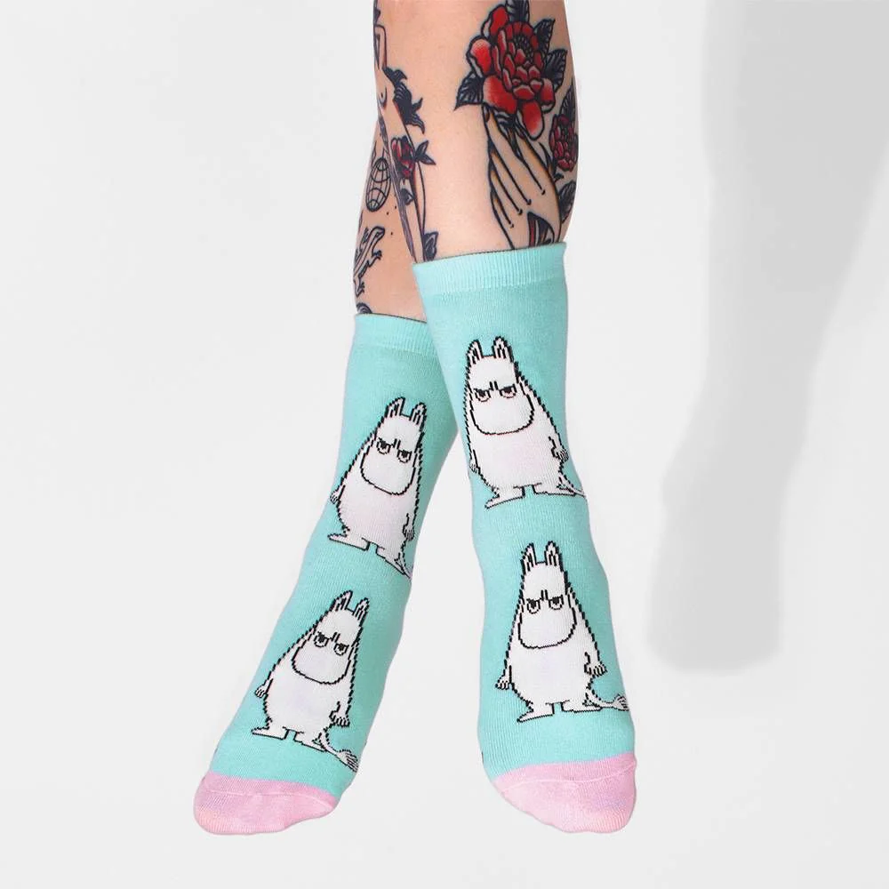 Nordic Buddies Socken Ladies Moomin mint Gr. 36-42