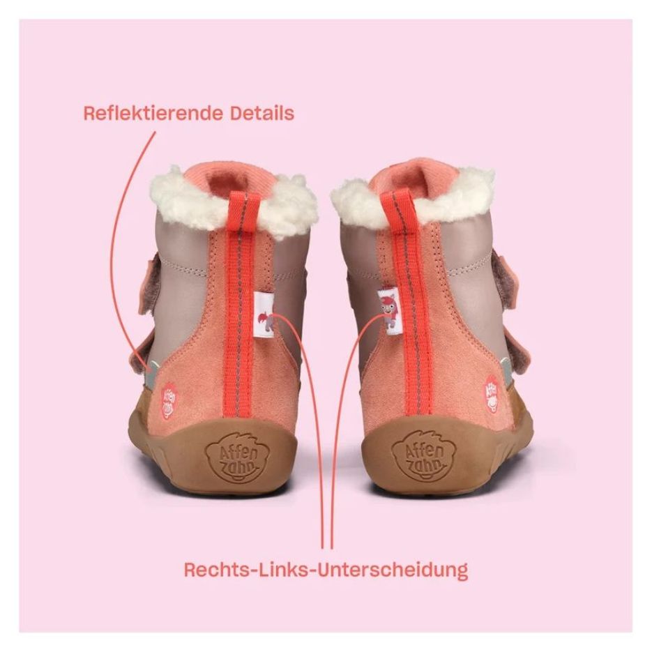 Affenzahn Midboot Leather Winty Pony