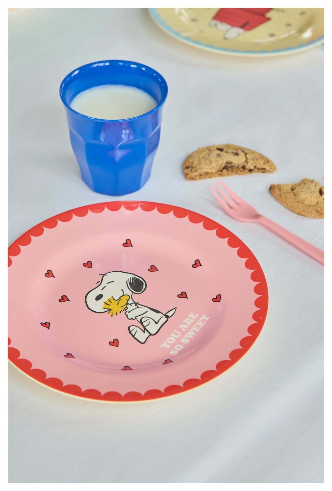 Rice Teller Snoopy Print pink