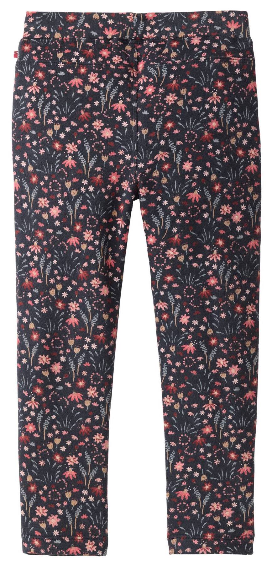 PWO Girl Leggings Flower dark navy