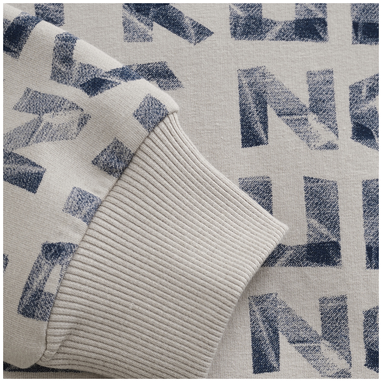 Minymo Boy Sweatshirt NoRules AOP tan