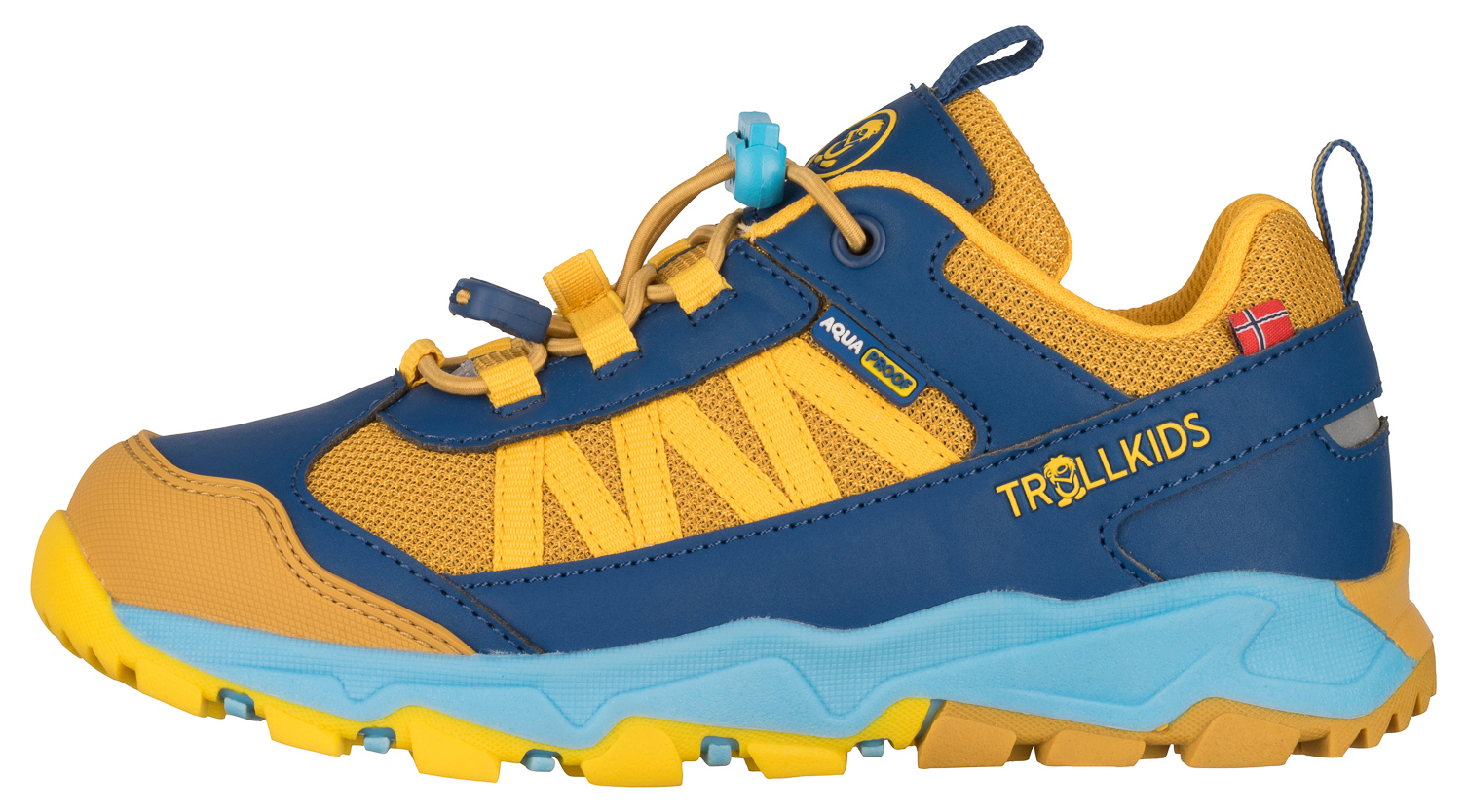 Trollkids Tronfjell Hiker Low mustard/dynamic blue
