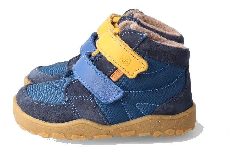 bLIFESTYLE Barfussschuh Tex Biber Kids nachtblau