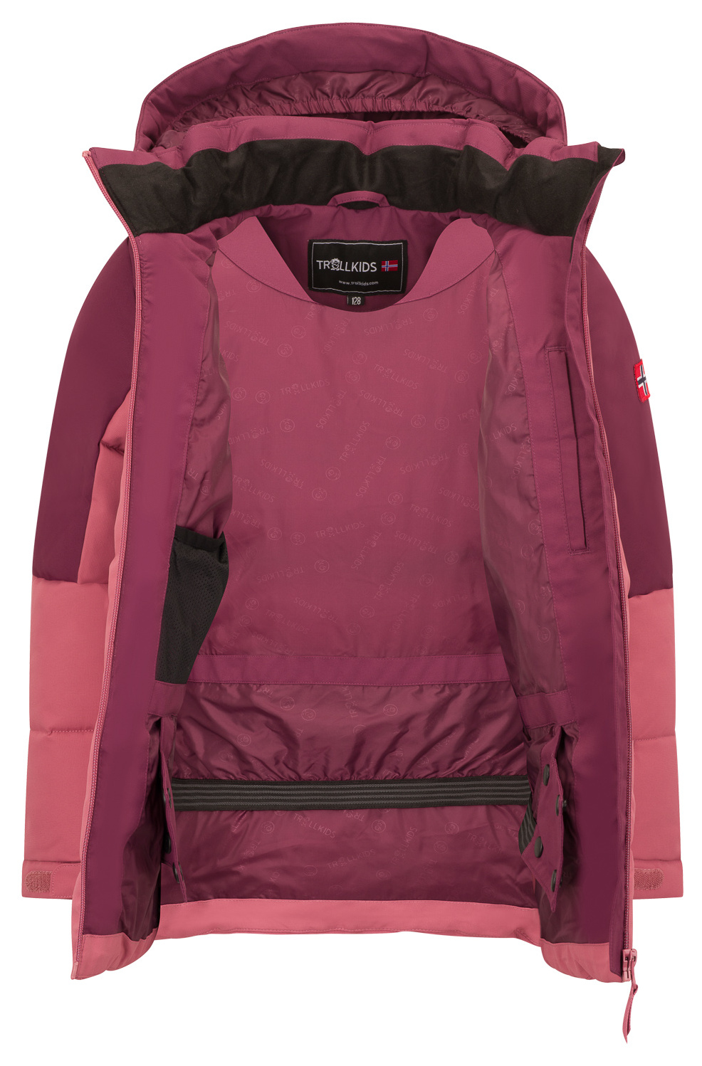 Trollkids Girls Rauland Winterjacke XT Frozen Berry/Deep Ruby
