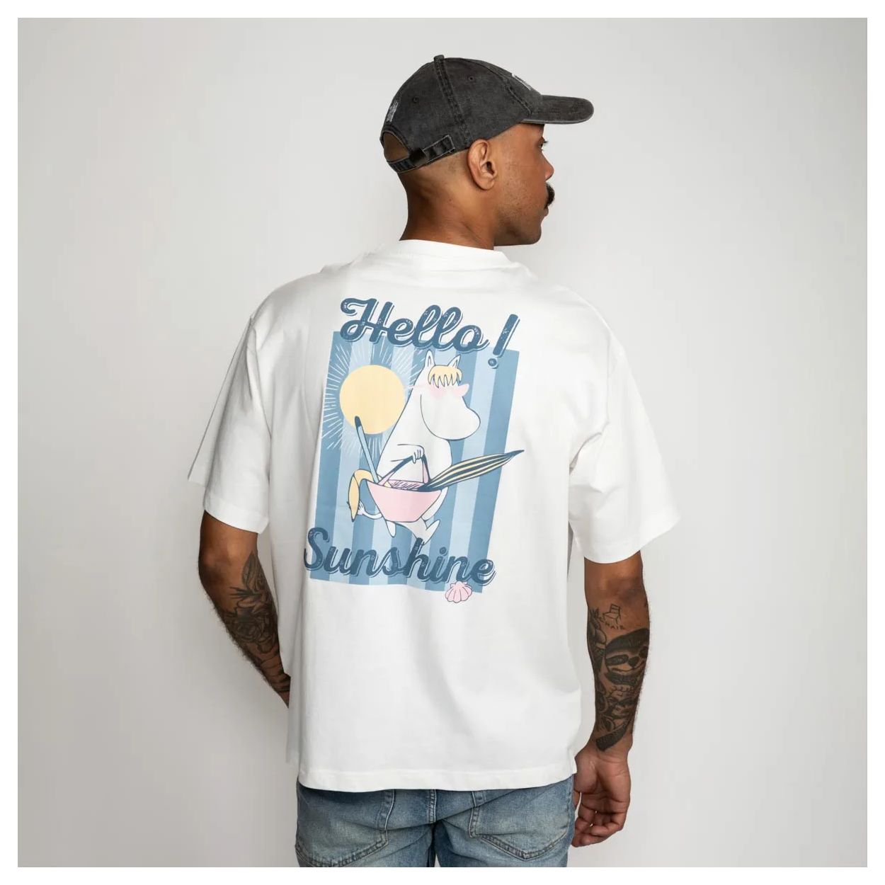 Martinex Damen Oversize T-Shirt Tuovi Sunshine