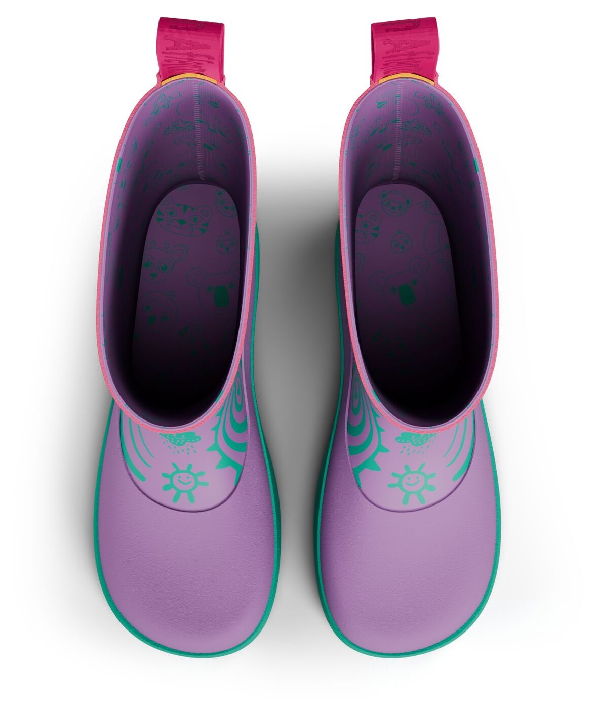 Affenzahn Gummistiefel Vegan Plashy Eule Lila