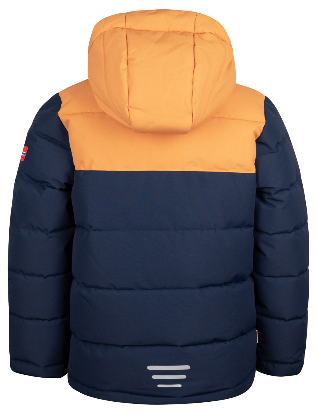 Trollkids Girls Gryllefjord Winterjacke Navy/Honey