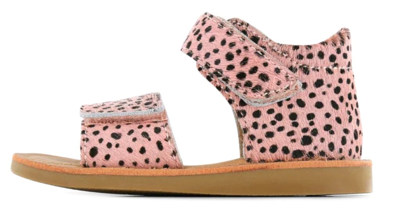 shoesme Sandale Girl Pink Black Dots
