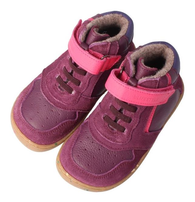 bLIFESTYLE Barfußschuh anurafrosch pflaume