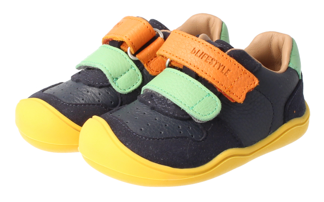 bLIFESTYLE Baby Barfuß Sneaker anurafrosch nachtblau