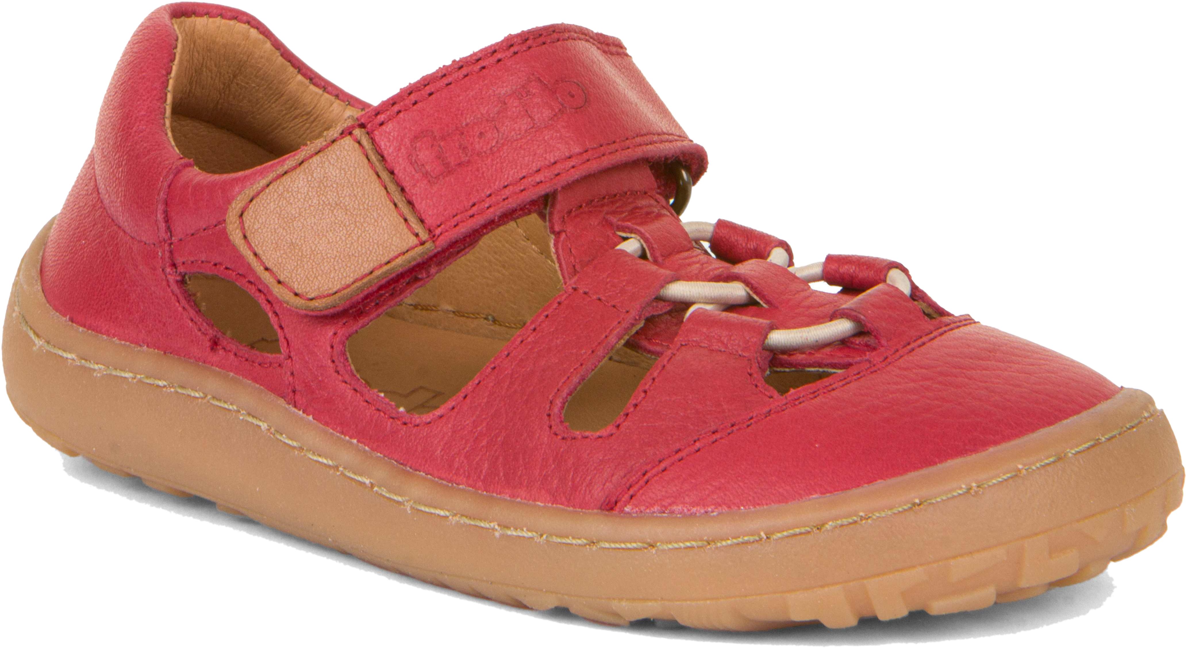 Froddo Barfuss Sandale Elastic Klett Rot