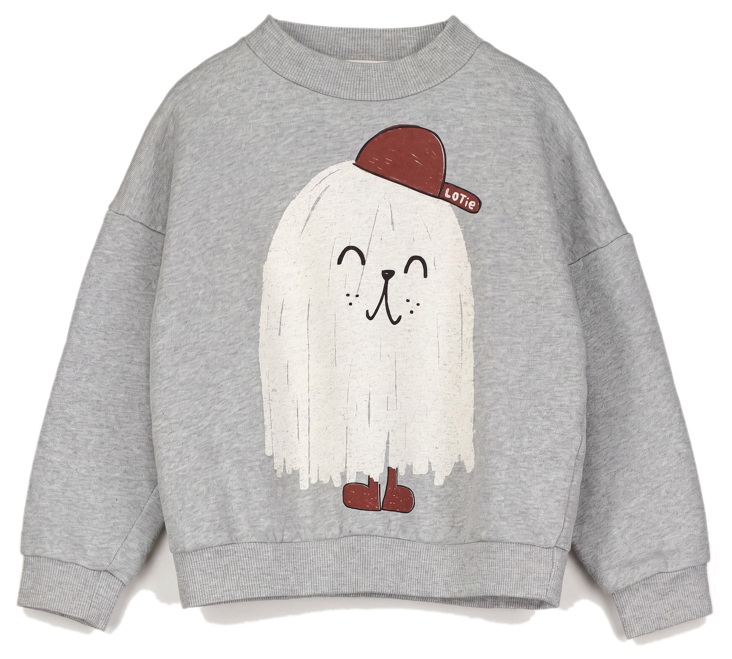 Lötiekids Sweatshirt Good Monster medium grey