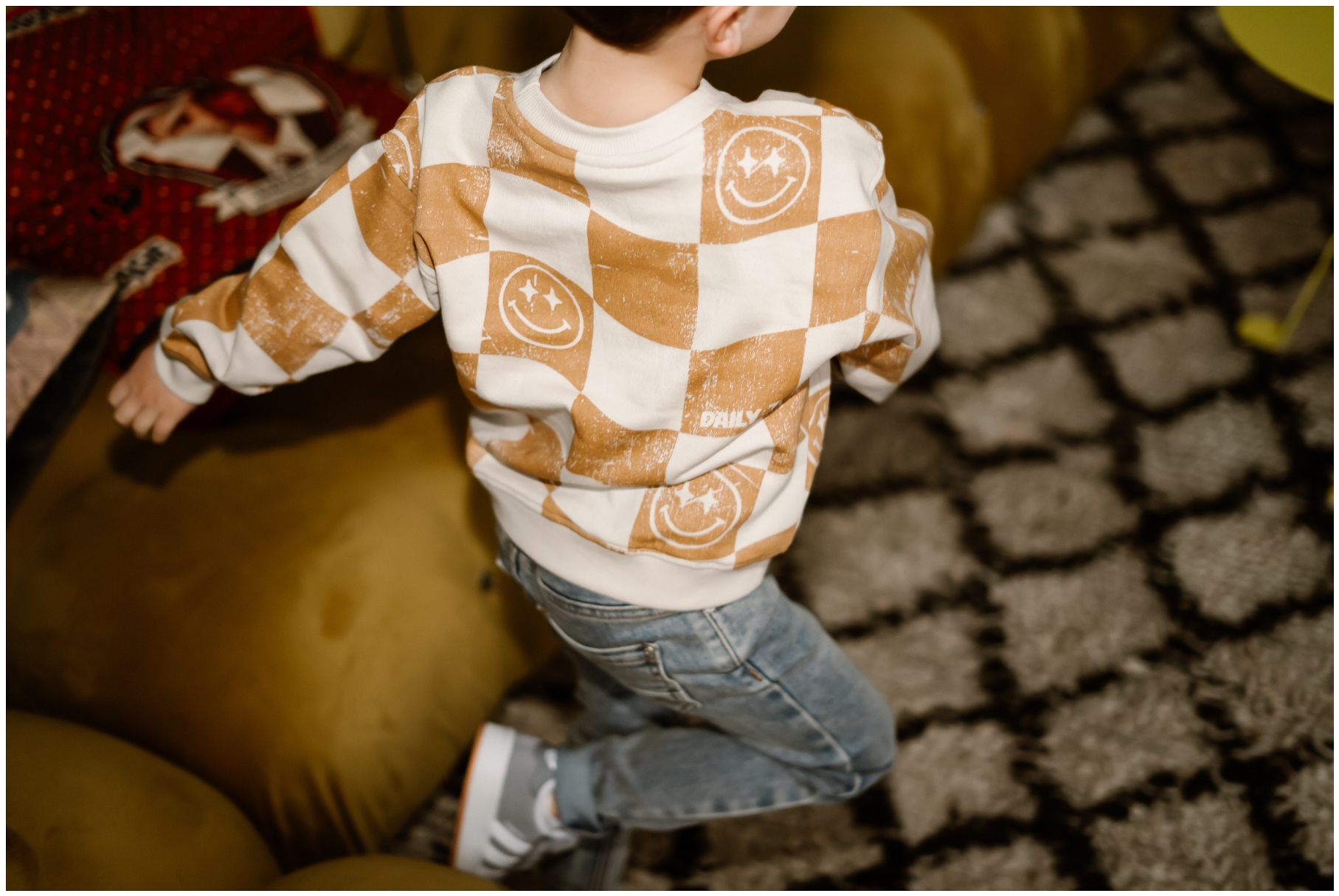 Daily Seven Boy Sweatshirt Oversized AOP