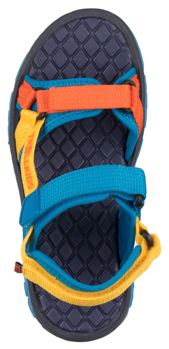 Trollkids Oslofjord Sandalen dynamic blue/bright orange