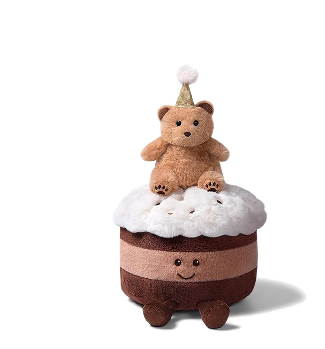 Hugs Raffles Bear Birthday Cake 22 cm