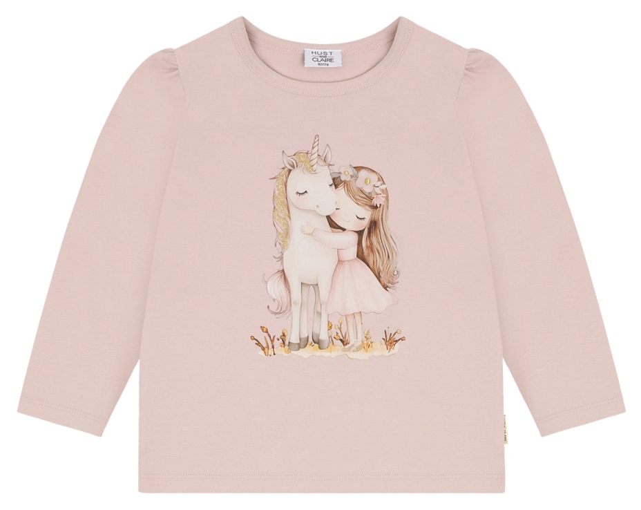 Hust & Claire Langarmshirt Hugs Hushed Pink