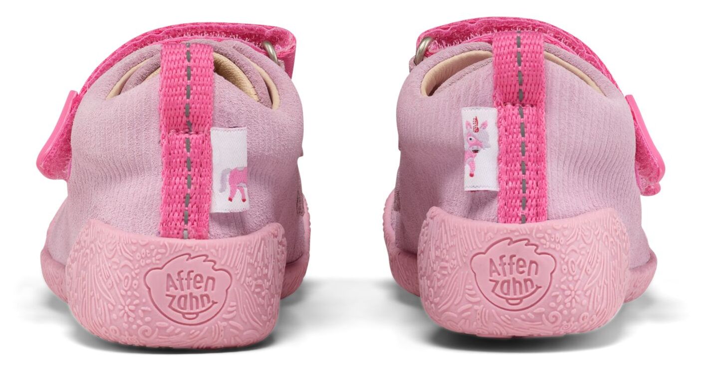 Affenzahn Lauflerner Leder Walky Einhorn Pink
