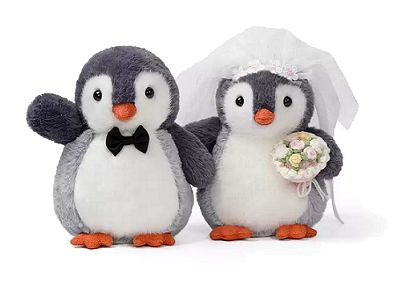 Hugs Glacier Penguin Groom 18 cm
