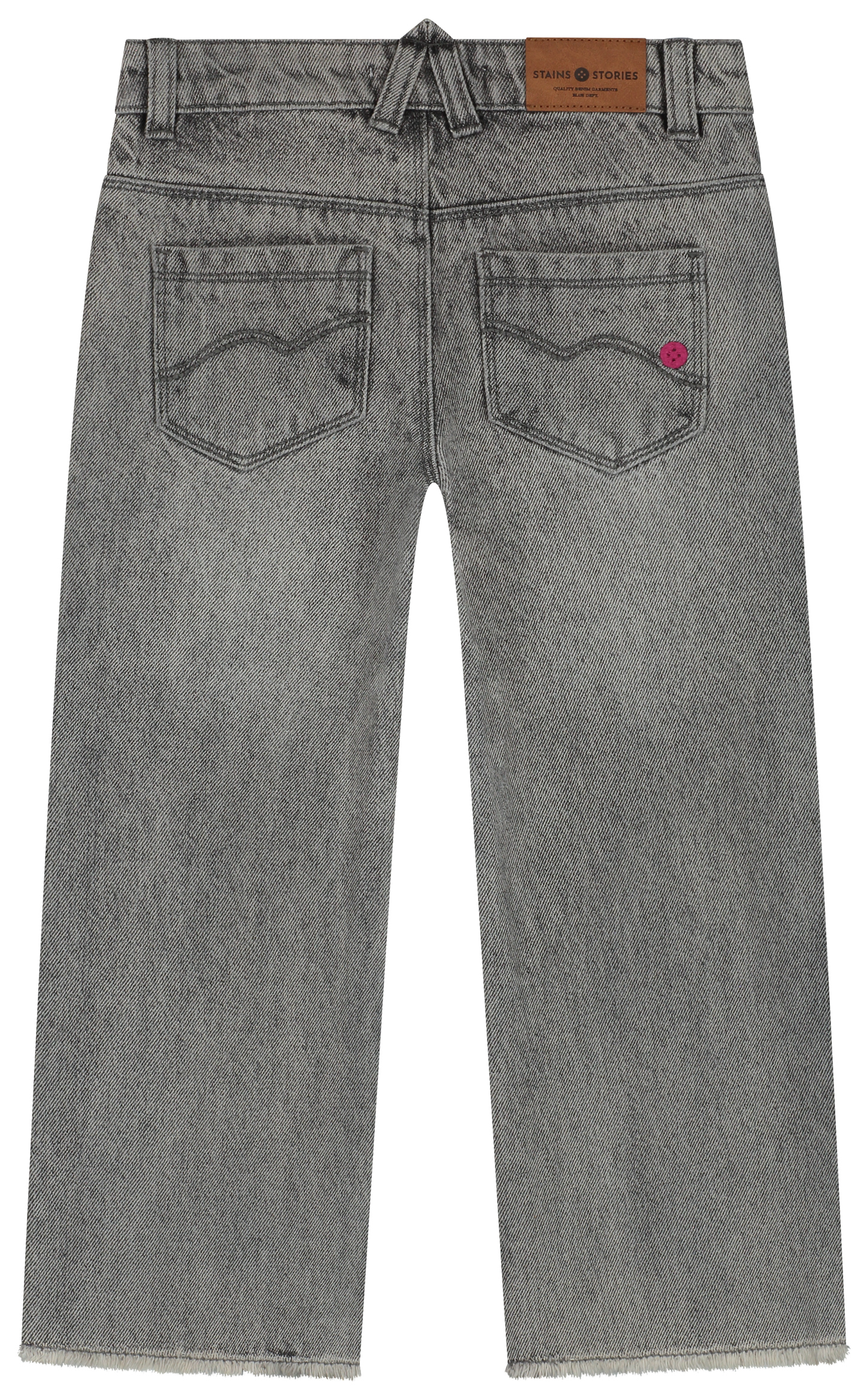 Babyface Girl Jeanshose Wide mid grey
