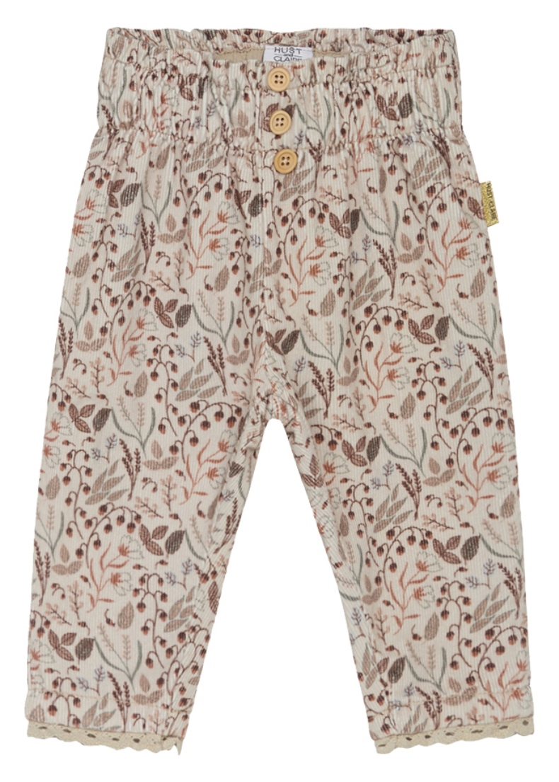 Hust & Claire Baby Girl Cordhose cement