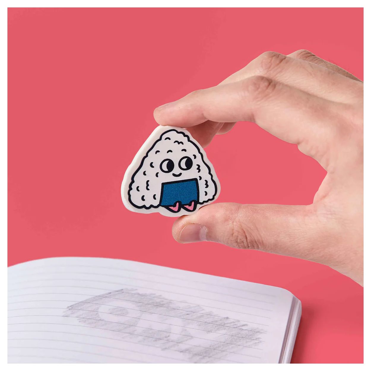 OMY AST ERASER BUDDIES rosa Yuki