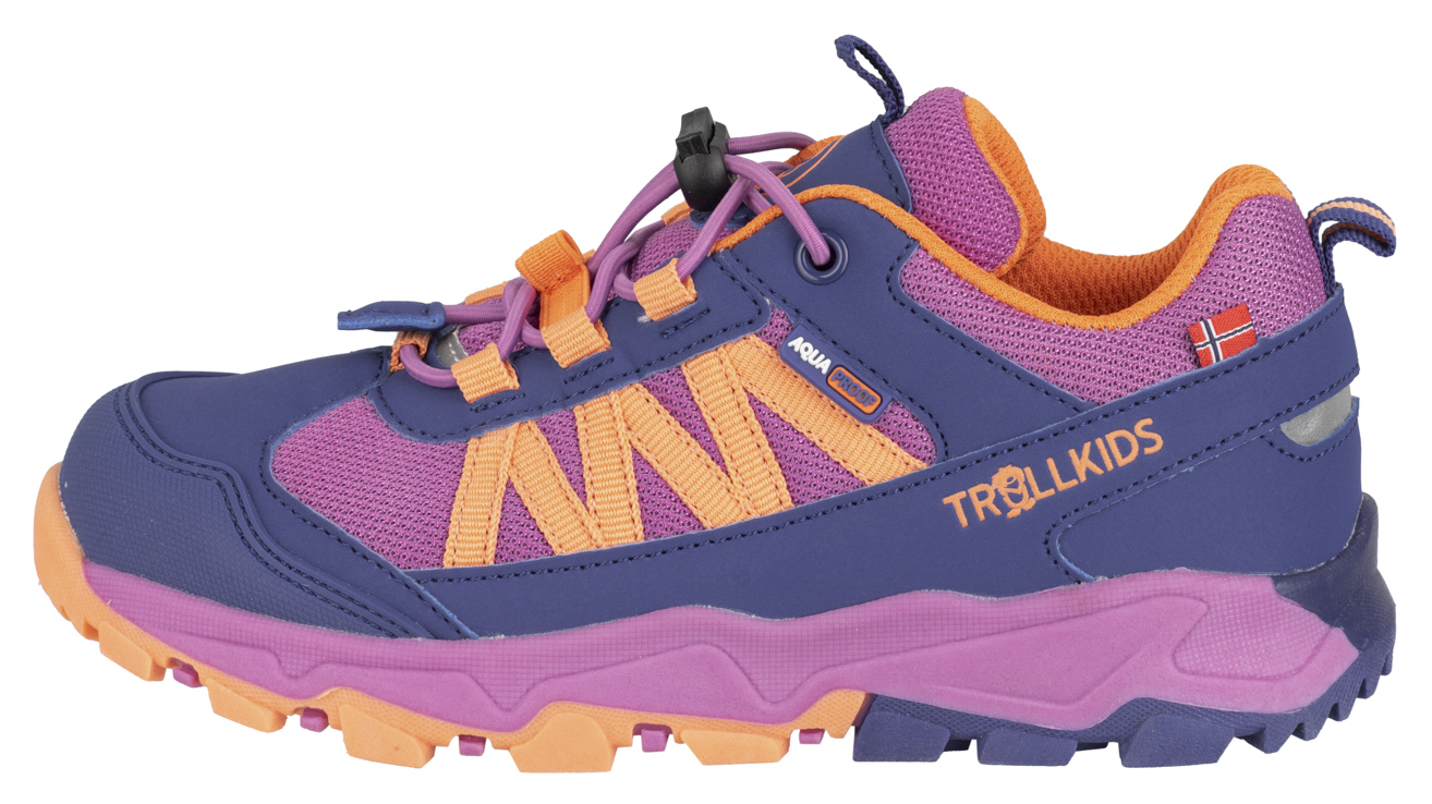 Trollkids Tronfjell Hiker Low violet blue/mallow pink