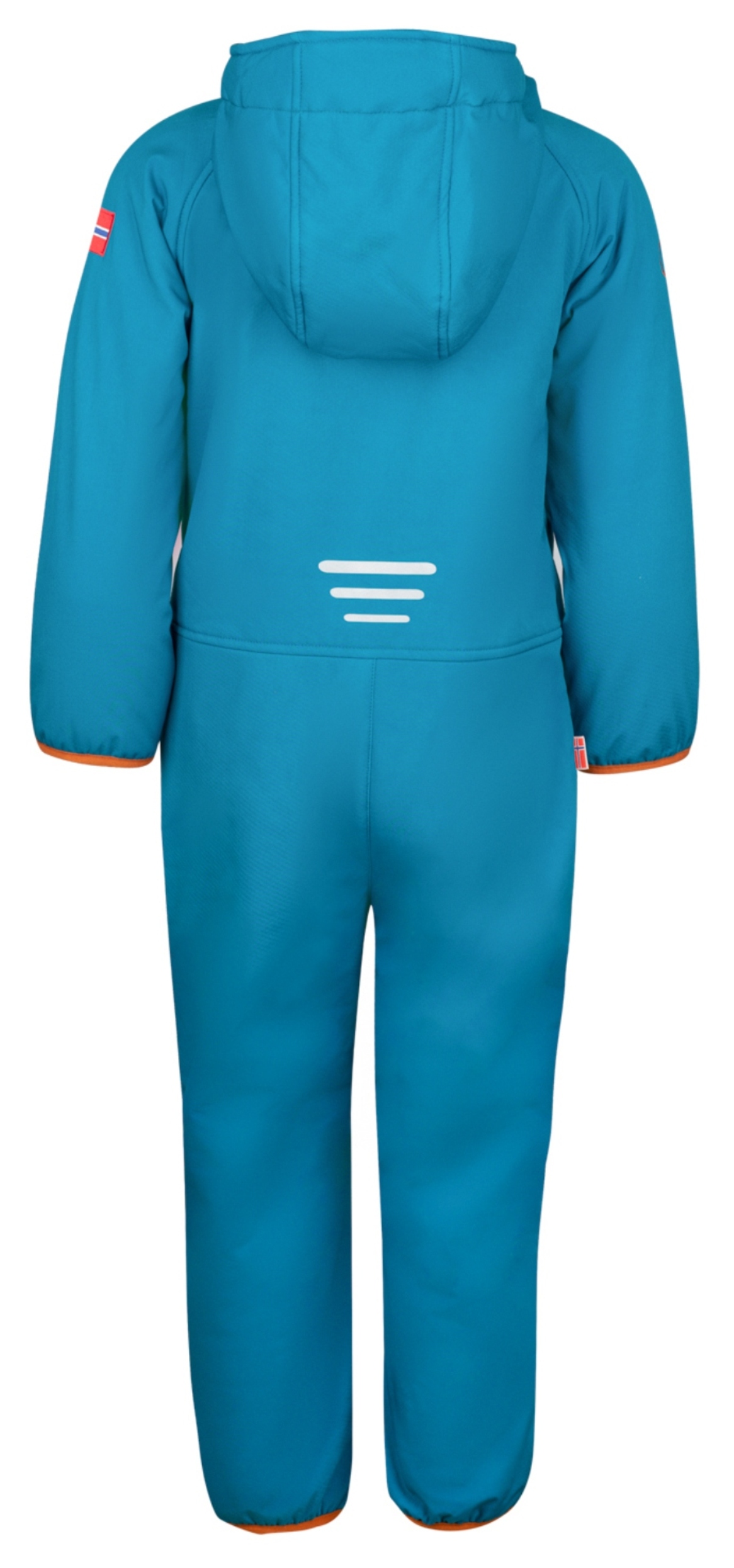 Trollkids Softshell Overall Nordkapp deep lagoon/cinnamon