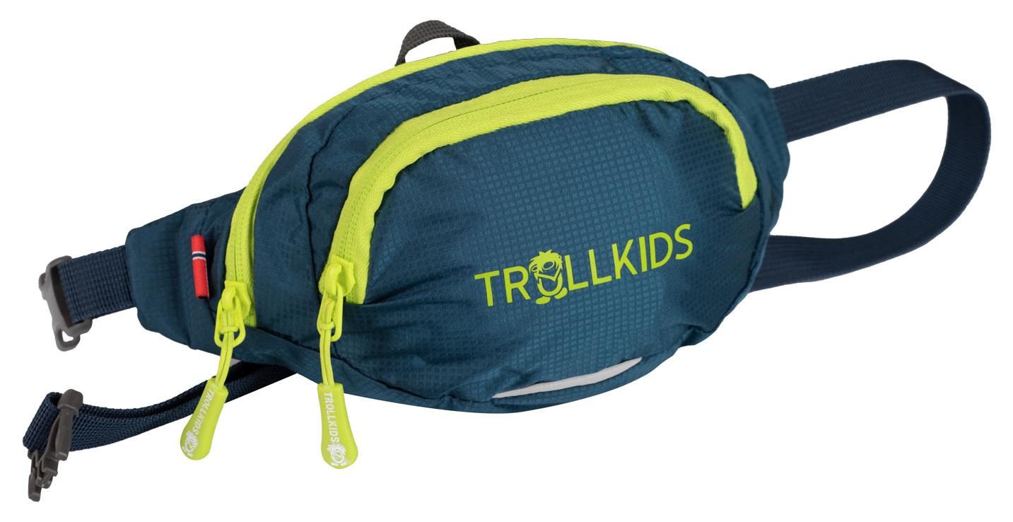 Trollkids Trolltunga Hip bag petrol/lime