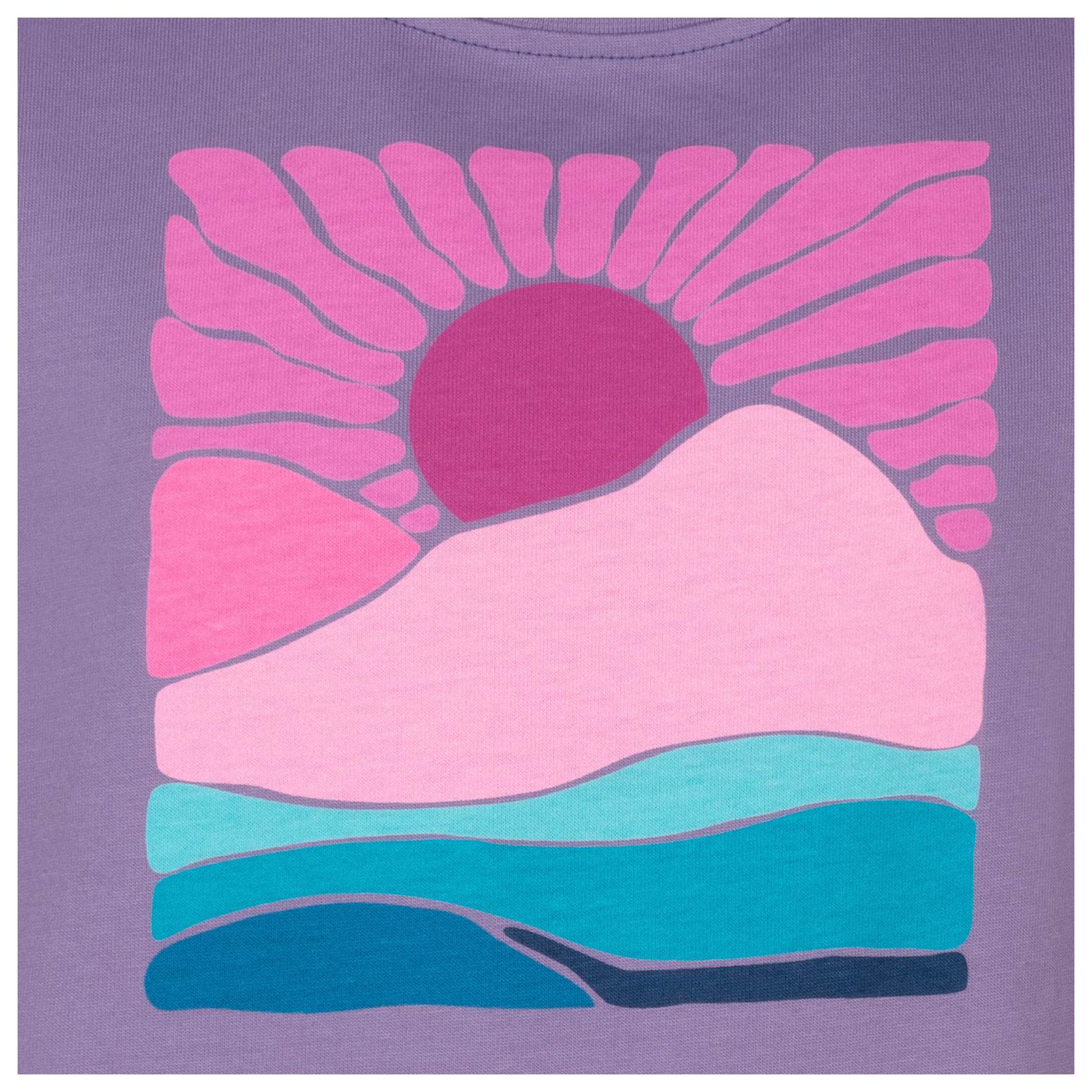 Trollkids Girls Falketind T UV-Shirt 30+ lilac