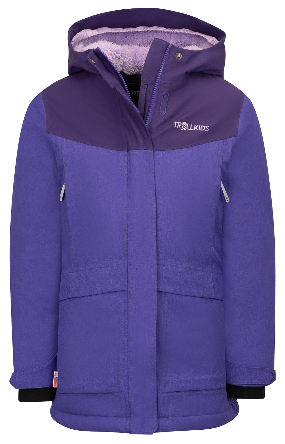 Trollkids Girls Oslo Coat PRO Blue Purple