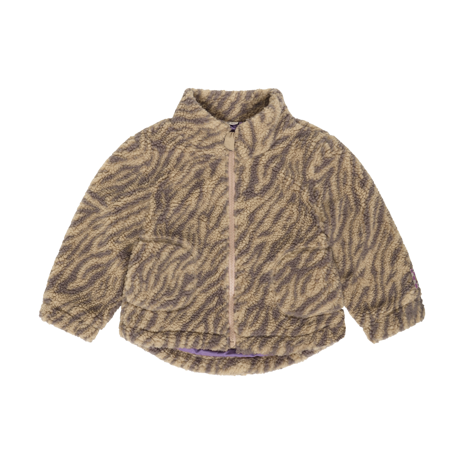 Daily Seven Girl Teddy Jacke Leopard ginger