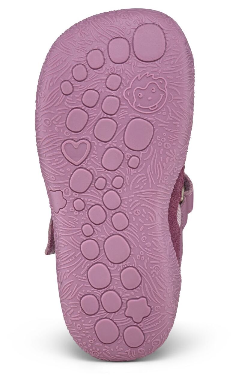 Affenzahn Lauflerner Sandale Leder Freely Elefant Blau