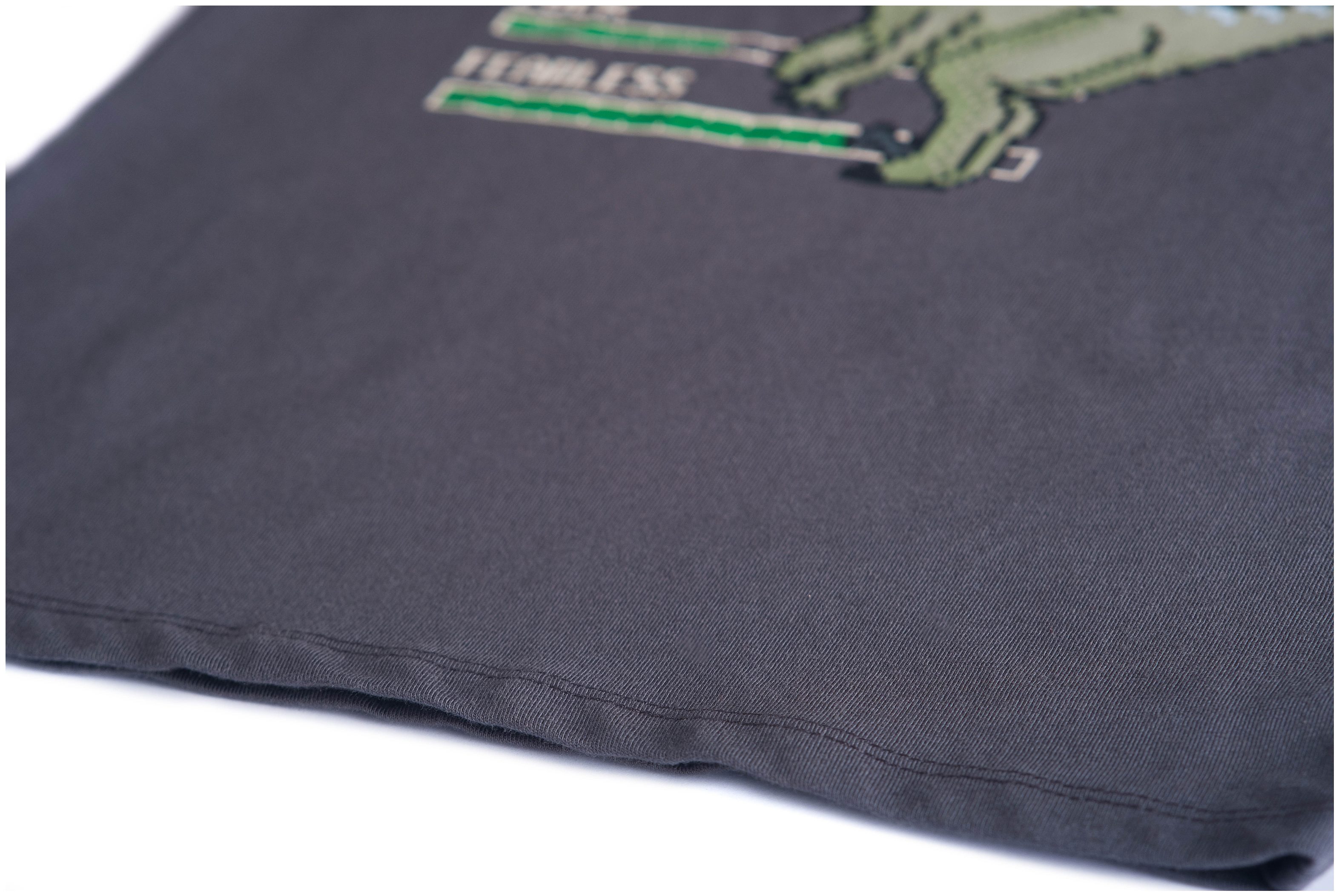 Someone Boy Langarmshirt Gameover antracite