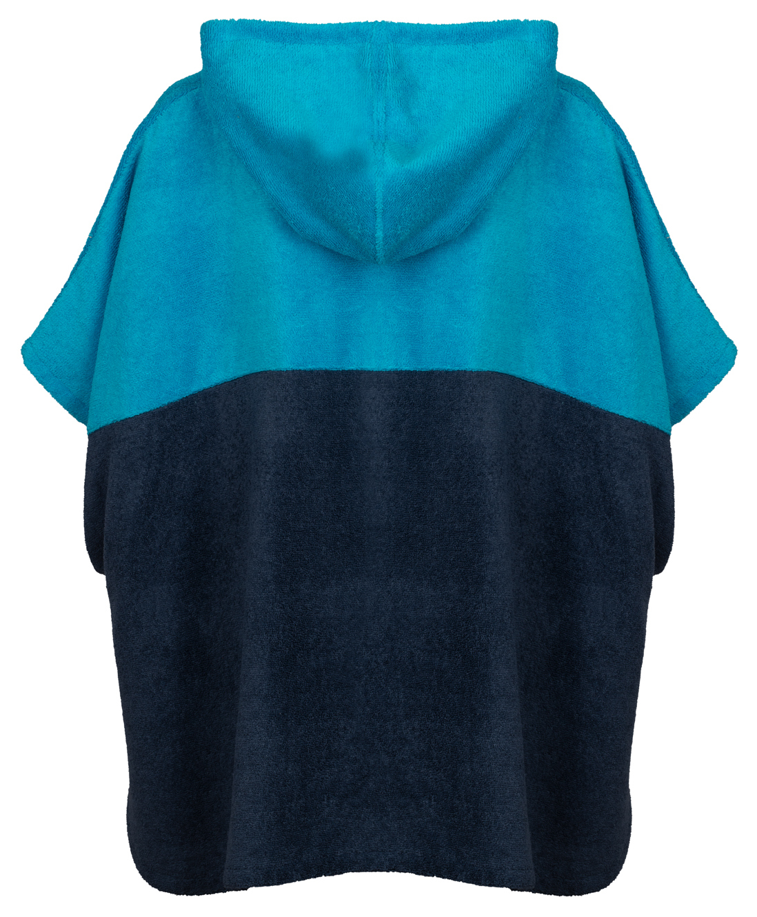 Trollkids Kvalvika Surf Poncho Vivid Blue/Mystic Blue