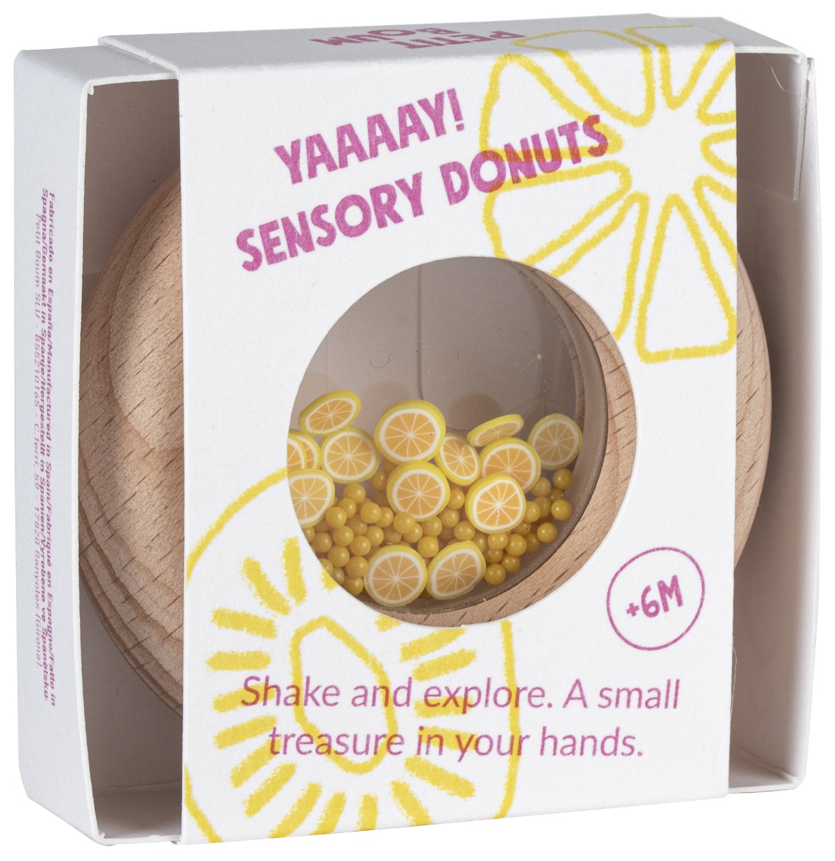 Petit Boum Sensory Donuts Lemons