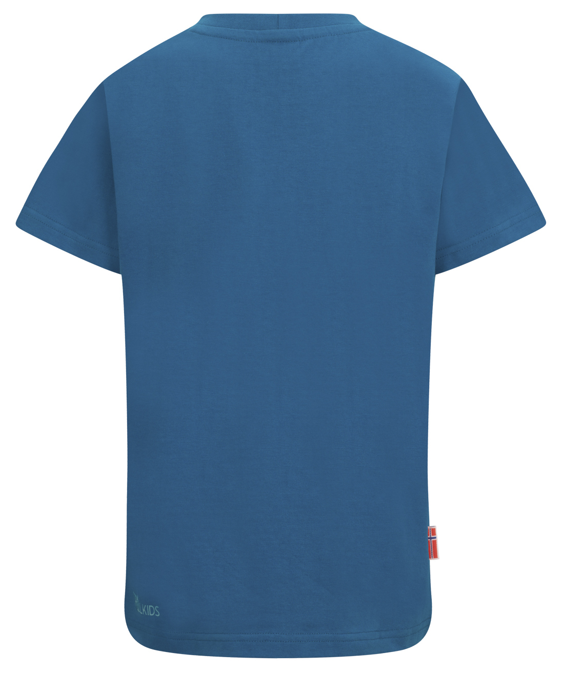 Trollkids Girls Halsafjord UPF30+ T-Shirt atlantic blue