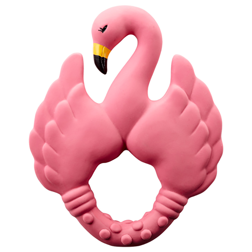 Natruba Beißring Flamingo pink