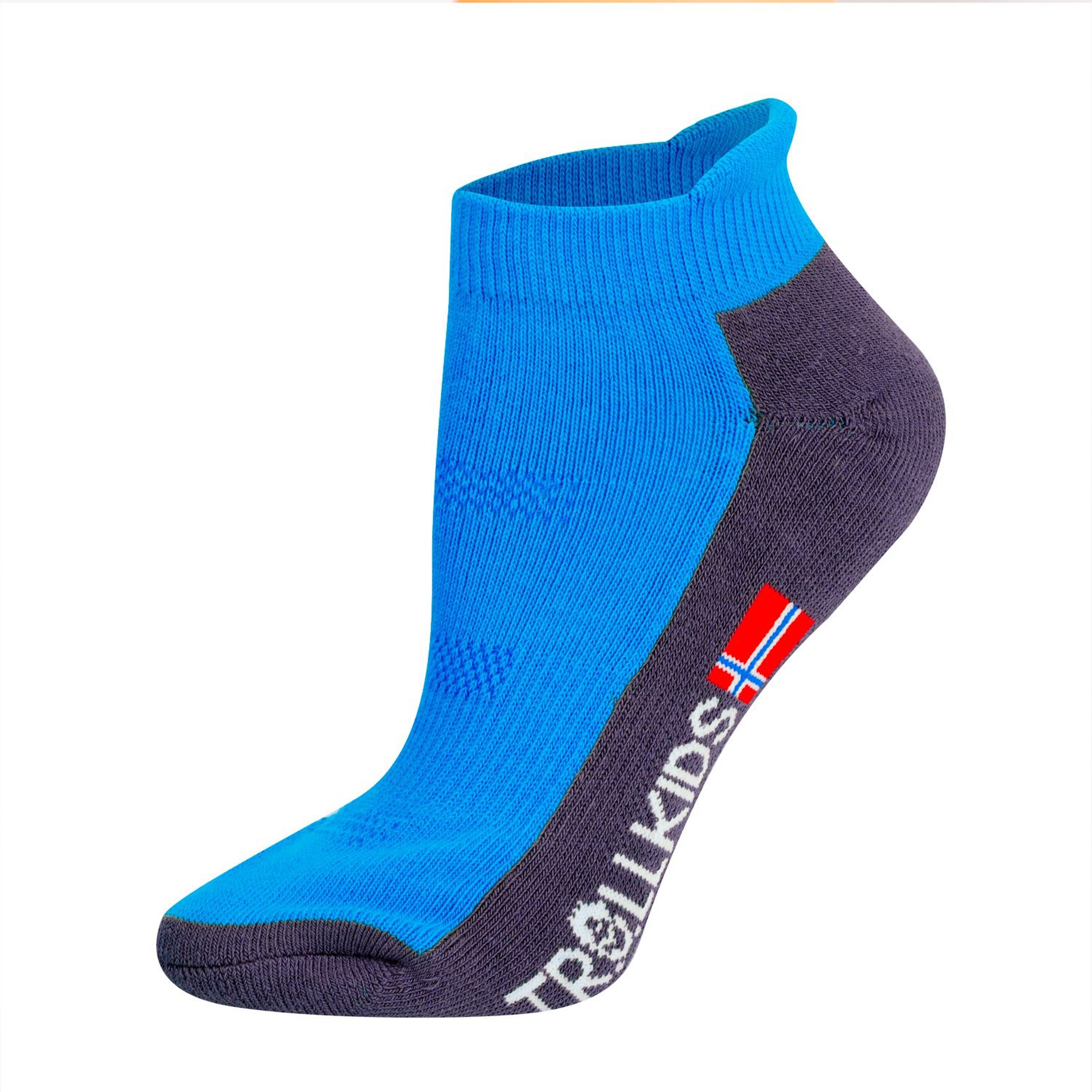 Trollkids Hiking Low Cut Socks II medium blue