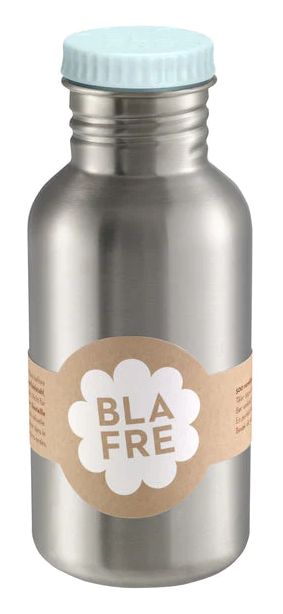 Blafre Trinkflasche Edelstahl Steel Bottle 500ml hellblau