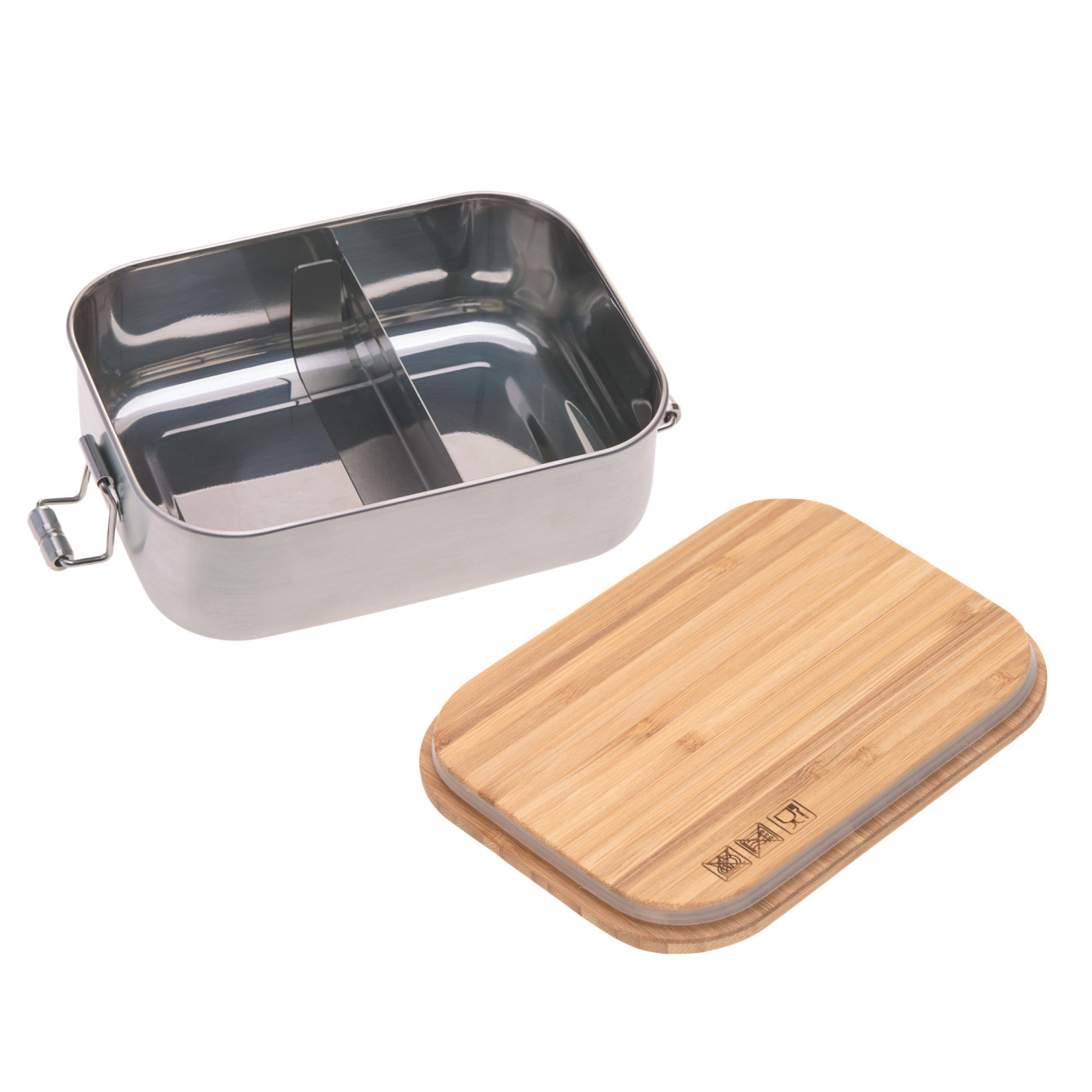 Lässig Lunchbox Stainless Steel Bamboo Graden Explorer