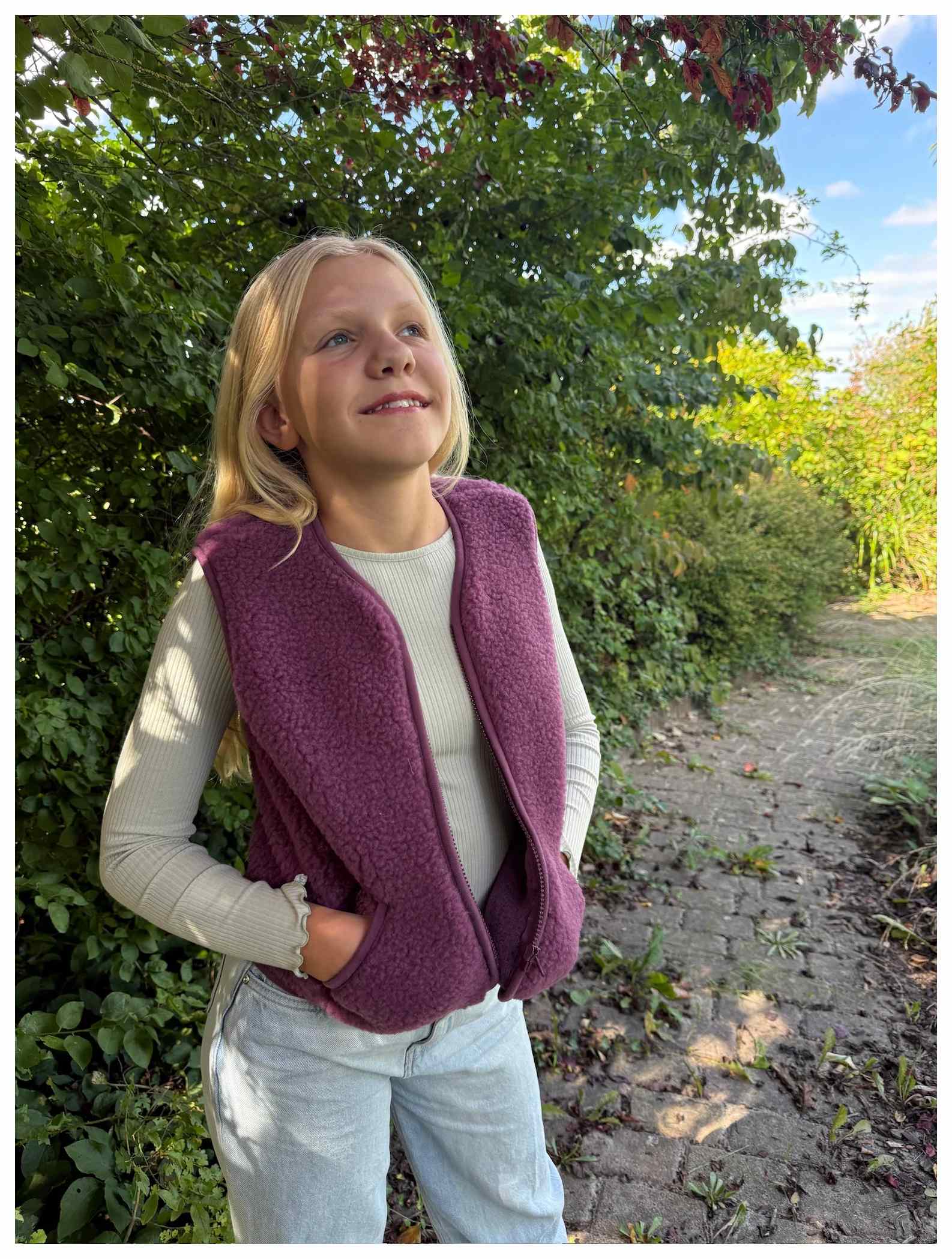Alwero Weste Junior POS french violet