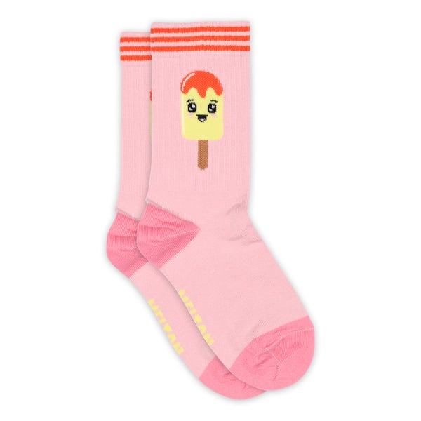 Melton Socken Popsicle pink