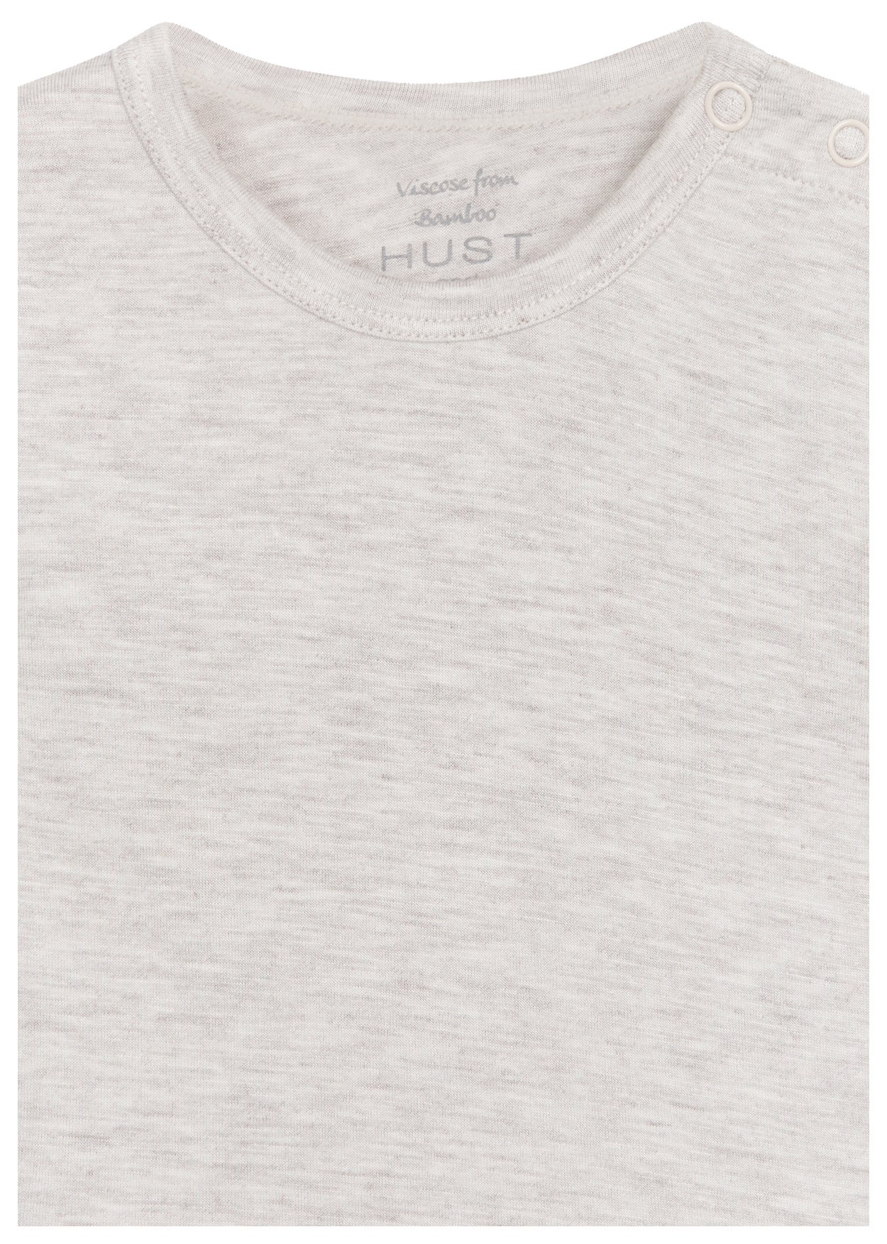 Hust & Claire Baby Bambus Body kurzarm Wheat Melange