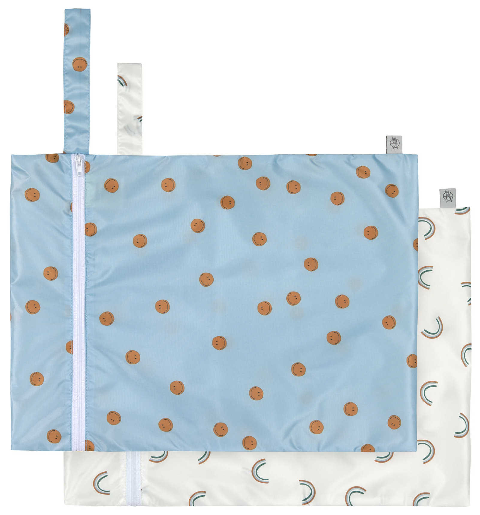 Lässig Nasstasche 2er Pack Happy Rascals blue