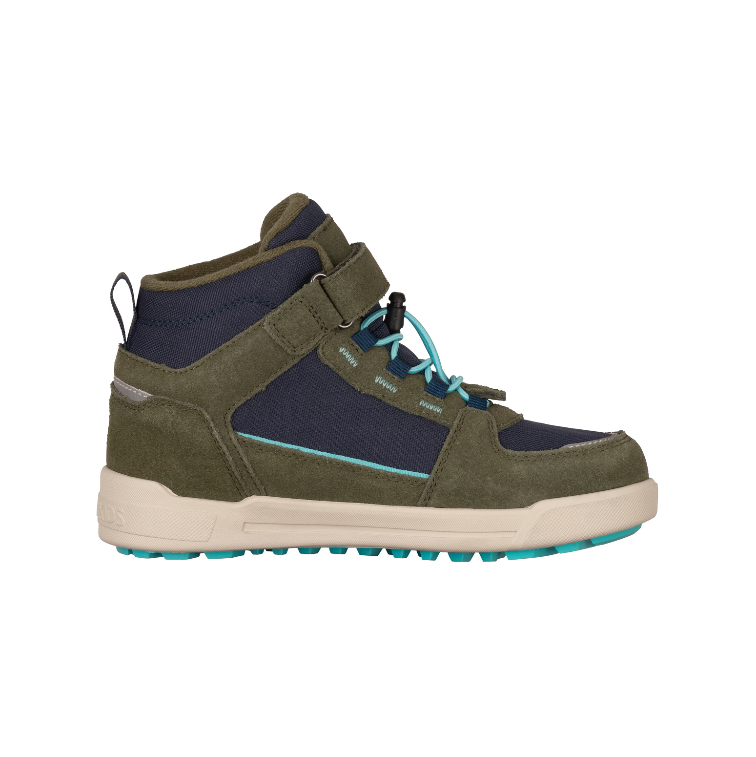 Trollkids Gryllefjord Mid Cut Boots Mystic Blue/Pine Green