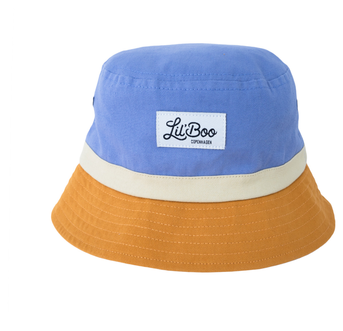 Lil´Boo Block Bucket Hat Caramel/Dusty Blue 2-6 J. (50-53 CM)