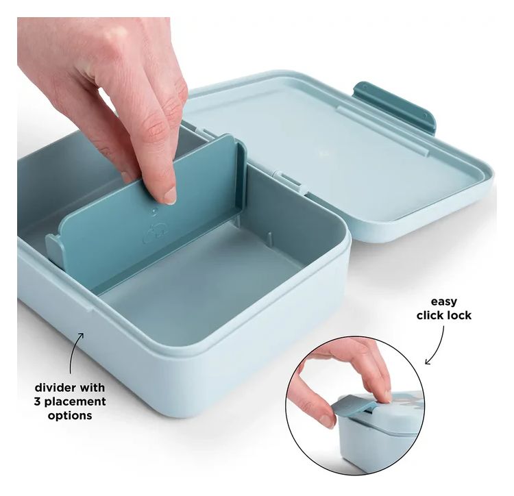 Done by Deer Lunchbox Tiny farm Blue