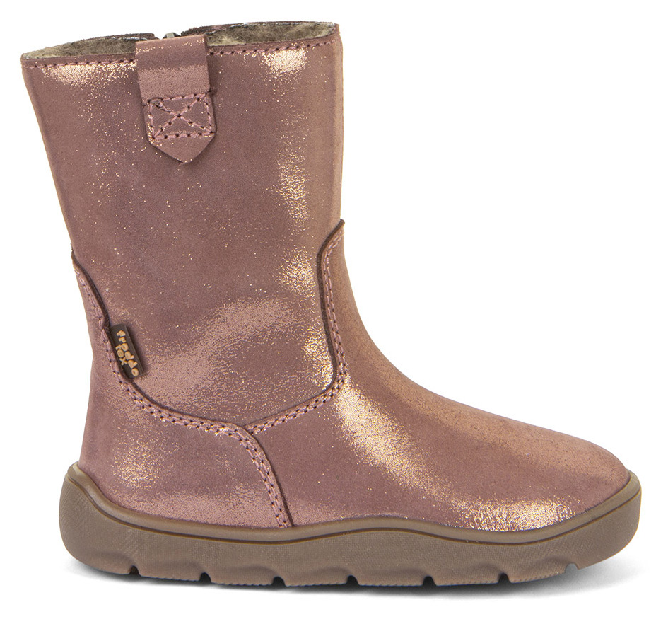 Froddo Barfuß Zeru Tex Winterstiefel Pink/Gold